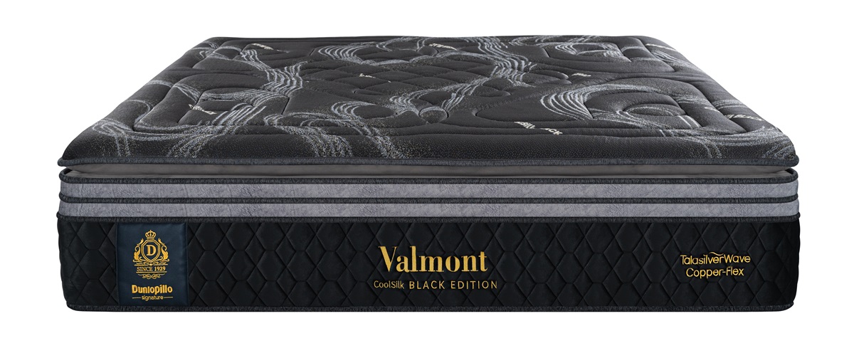Nệm Dunlopillo Black Valmont CoolSilk BLACK
