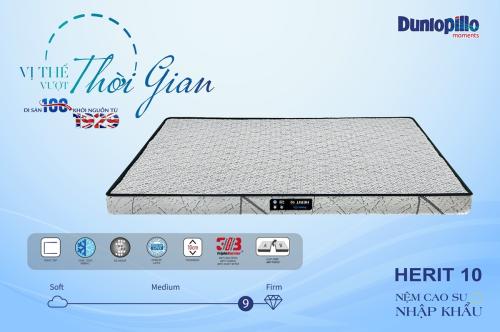 Nệm Cao Su Dunlopillo Herit 10 (Cm)