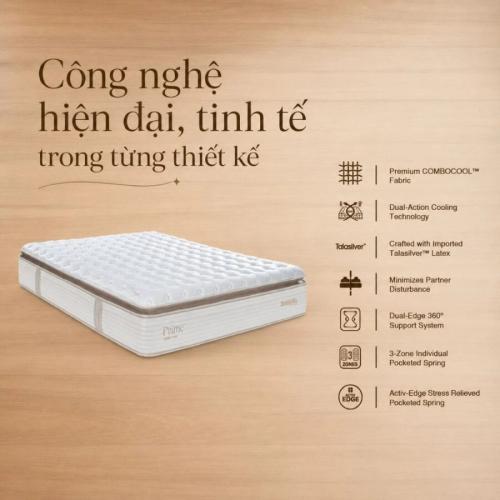 Nệm Lò Xo CoolSilk Zen Prime