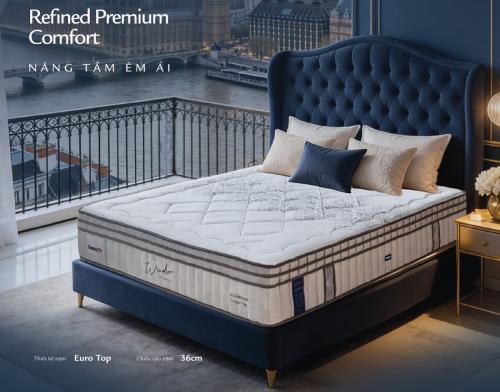 Nệm lò xo Dunlopillo CoolSilk Royale Windsor